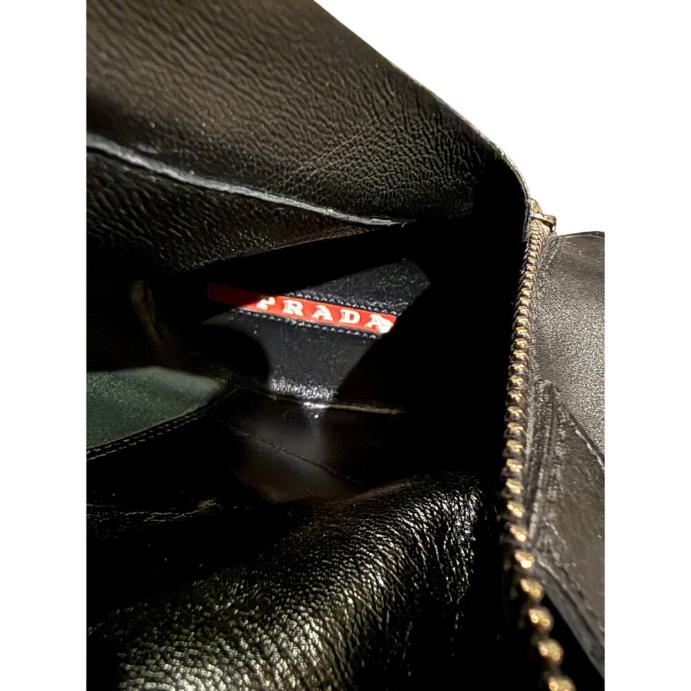 Prada Black Leather Moto Riding Boots – Women’s Size 38 (US 7.5) - Picture 12 of 13